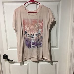 Light Pink Graphic T-Shirt From Kohl’s.